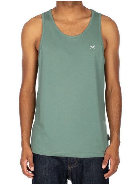 iriedaily Tanktop Mini Flag Tank jungle green