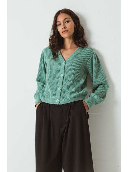 Skunkfunk Cardigan Garine emerald