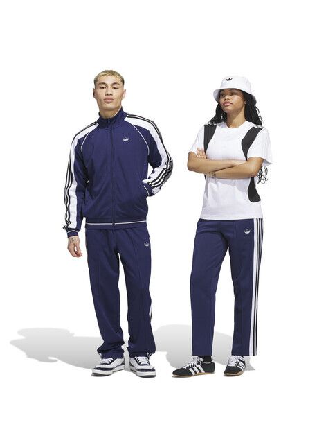 Adidas Hose Tyshawn Track Pant dark blue/white/black