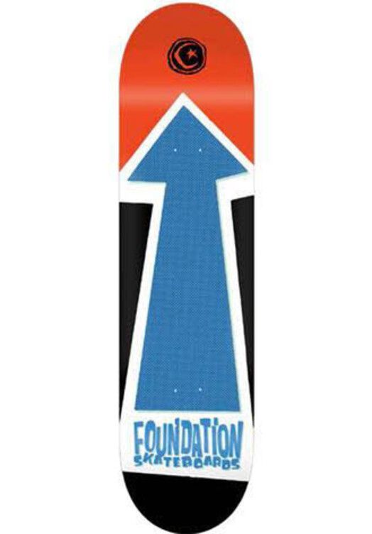 Foundation Skateboards Skateboard&#x20;Arrow&#x20;8.25&#x20;black&#x2F;red