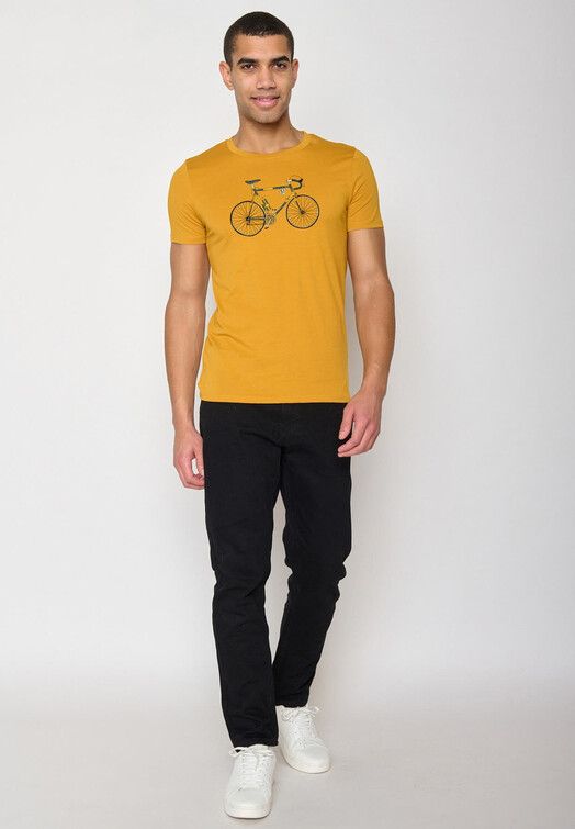 GreenBomb T-Shirt&#x20;Bike&#x20;Knut&#x20;ochre