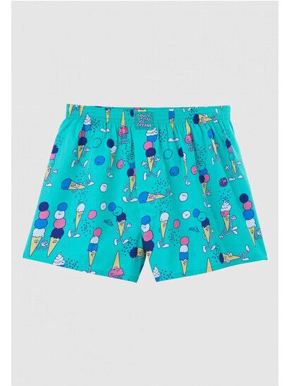 Cleptomanicx Boxershort Icecream jade