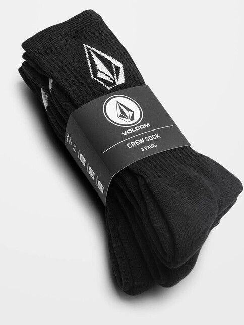 Volcom Socken Full Stone Sock 3-Pack black