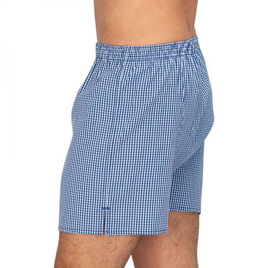 Deal Boxershort&#x20;Check&#x20;blau&#x20;kariert