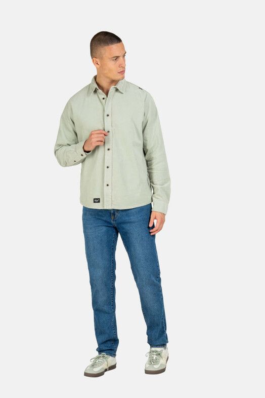 Reell Hemd&#x20;Strike&#x20;Shirt&#x20;aqua&#x20;grey