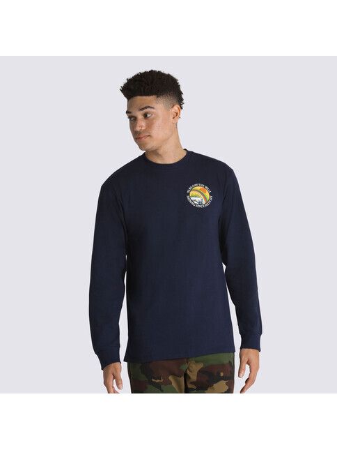 Vans Longsleeve POSITIVE VIBES SCENIC navy