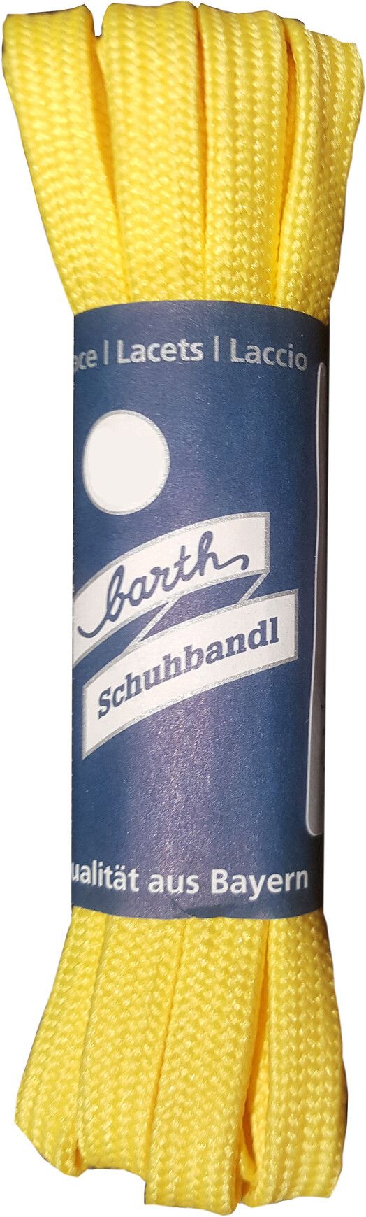Barth Schuhbandl Schn&#x00FC;rsenkel&#x20;Mode&#x20;flach&#x20;gelb