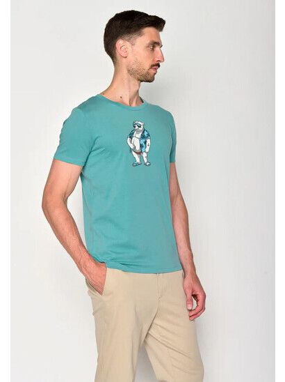 GreenBomb T-Shirt Animal Beach Bear marine blue