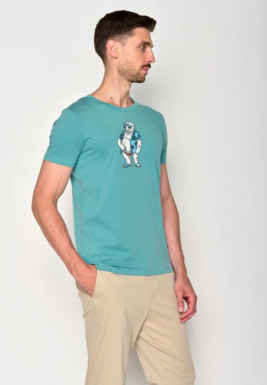 GreenBomb T-Shirt&#x20;Animal&#x20;Beach&#x20;Bear&#x20;marine&#x20;blue