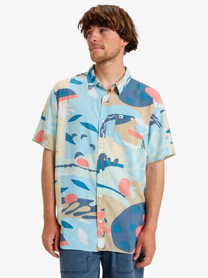 Quiksilver Hemd Safe Paradise khaki abstractom