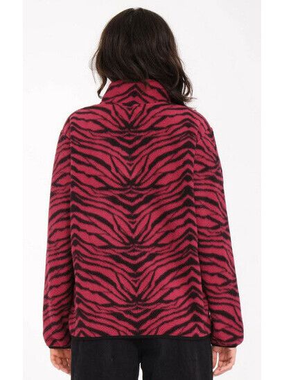 Volcom Sweater Pheelin It Mock Neck wine