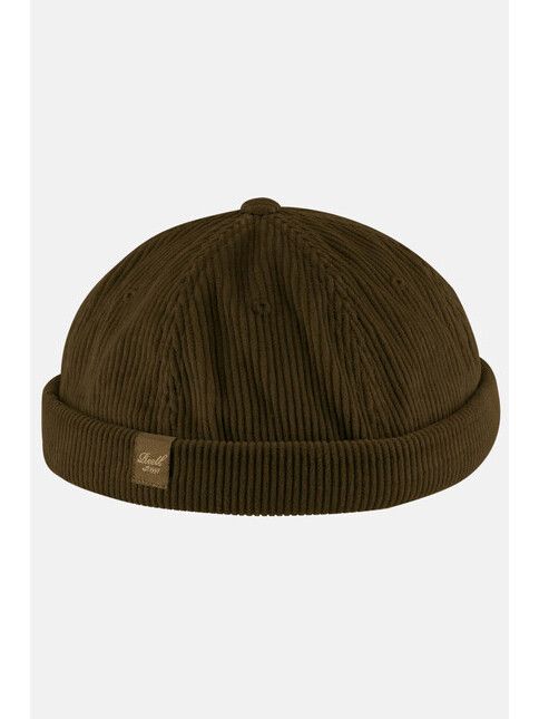 Reell Cap Docker Cap dark brown cord