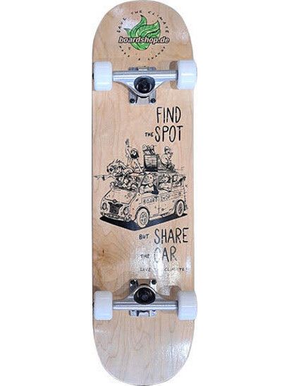 Boardshop Skateboard Car Sharing 8.0 complete