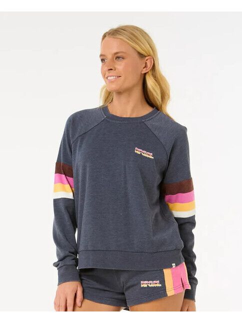 Rip Curl Sweater Las Dalias Raglan Crew navy