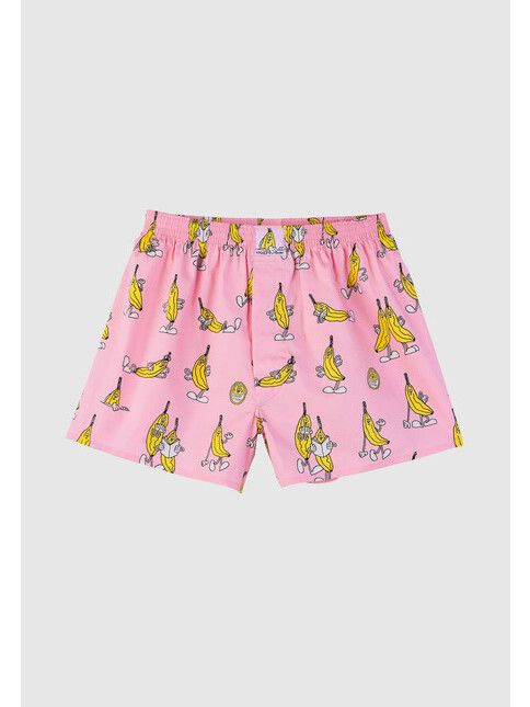 Cleptomanicx Boxershort Pink Banana blossom