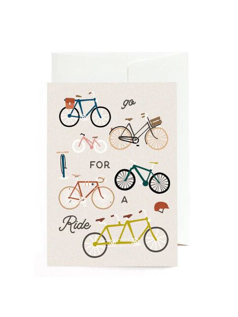 Roadtyping Postkarte Grußkarte Go for a ride