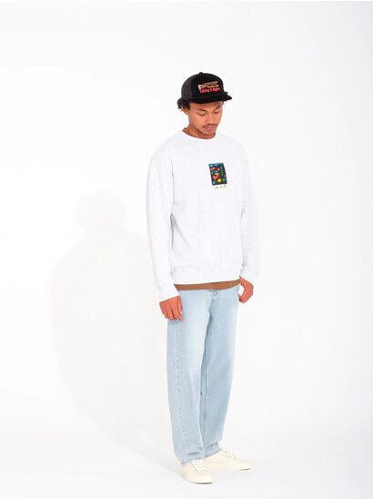 Volcom Sweater Arthur Longo Crew bone heather