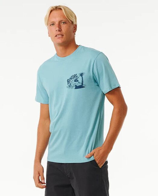Rip Curl T-Shirt&#x20;Keep&#x20;on&#x20;Trucking&#x20;dusty&#x20;blue