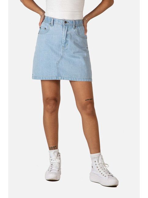 Reell Rock Women Lolita Skirt origin light blue