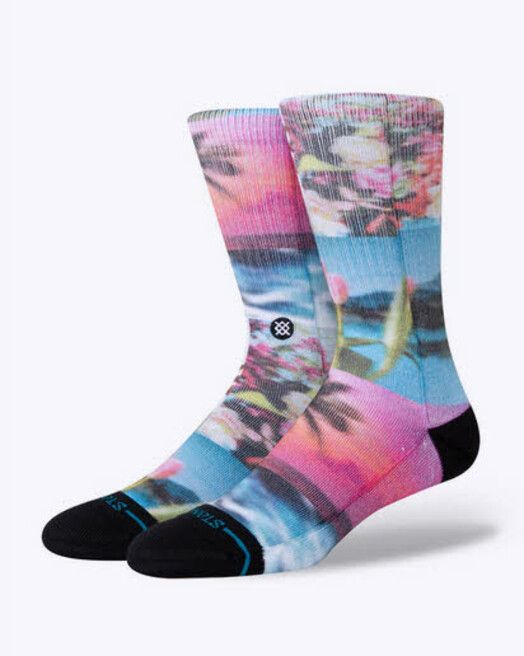 Stance Socken&#x20;Take&#x20;A&#x20;Picture&#x20;Crew&#x20;floral