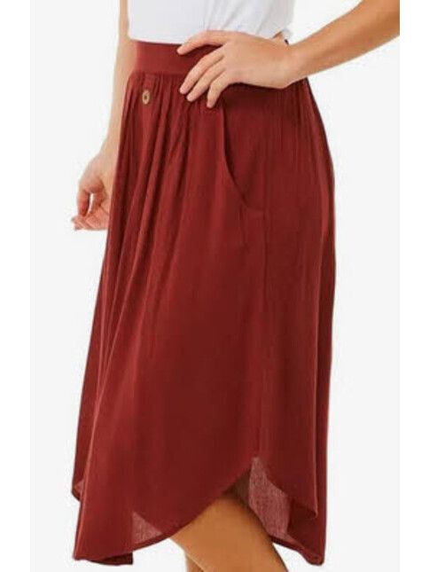 Rip Curl Rock Classic Surf Skirt hibiscus red