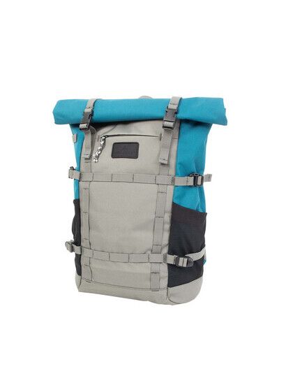 Doughnut Rucksack Paratrooper Euro Series grey x teal