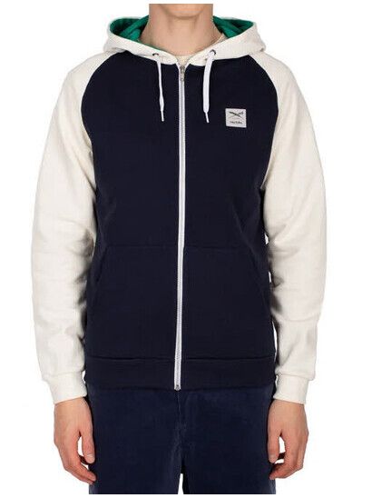 iriedaily Zipper De College 2 Zip Hood navy white