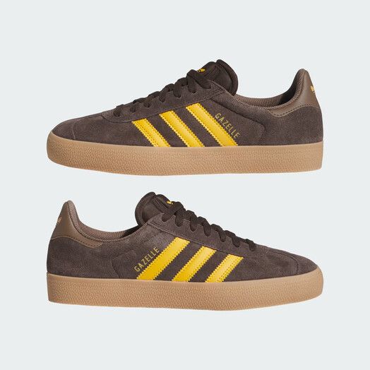 Adidas Skateschuh&#x20;Gazelle&#x20;ADV&#x20;deep&#x20;brown&#x20;yellow