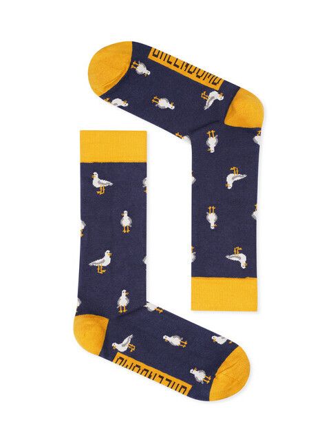 GreenBomb Socken Animal Seagull blue