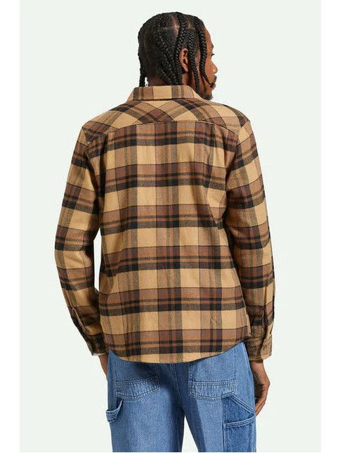 Brixton Hemd Bowery L/S Flannel tiger´s eye