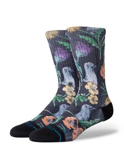 Stance Socken Just Flocked black