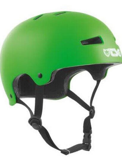 TSG Helm Evolution Solid Colors lime green
