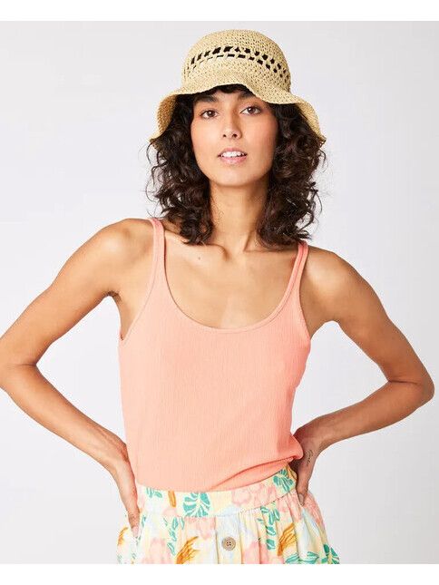 Rip Curl Top Amantea Rib Top coral