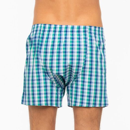 Deal Boxershort&#x20;Check&#x20;blau&#x20;t&#x00FC;rkis