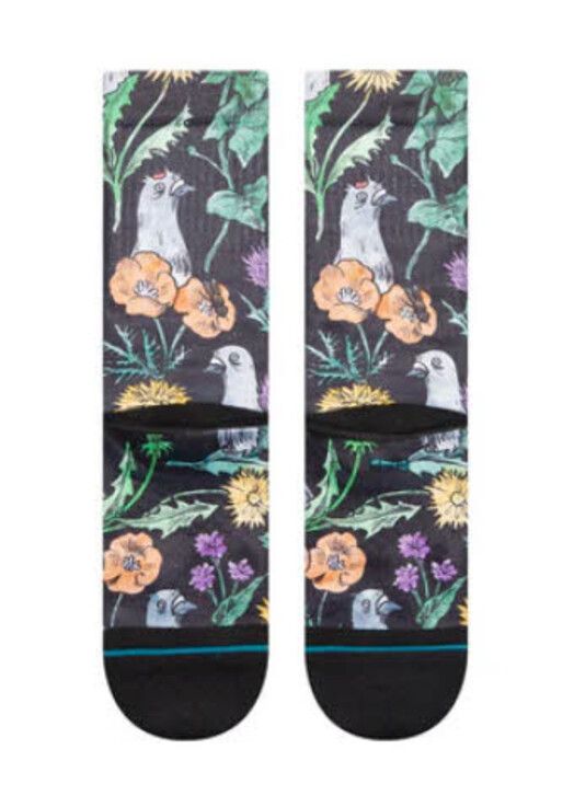 Stance Socken&#x20;Just&#x20;Flocked&#x20;black