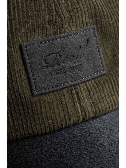 Reell Cap Arc Suede Cap olive cord