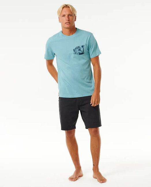 Rip Curl T-Shirt&#x20;Keep&#x20;on&#x20;Trucking&#x20;dusty&#x20;blue