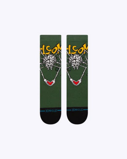 Stance Socken&#x20;Welcome&#x20;Wilbur&#x20;Crew&#x20;green