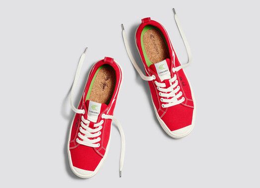 Cariuma Sneaker&#x20;Gerry&#x20;Lopez&#x20;OCA&#x20;Low&#x20;red&#x20;canvas