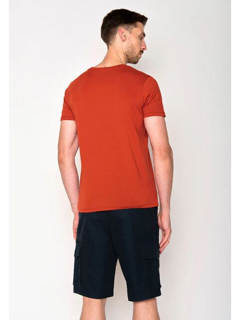 GreenBomb T-Shirt Animal Donkey Surf clay red