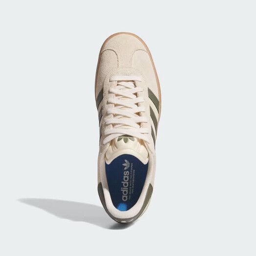 Adidas Skateschuh&#x20;Gazelle&#x20;ADV&#x20;ecru&#x20;tint&#x2F;focus&#x20;olive&#x2F;gum