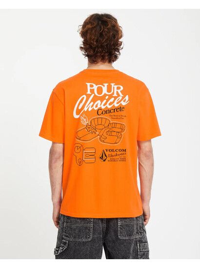 Volcom T-Shirt Pour Choices neon orange