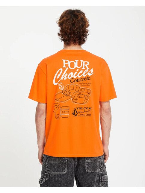 Volcom T-Shirt Pour Choices neon orange