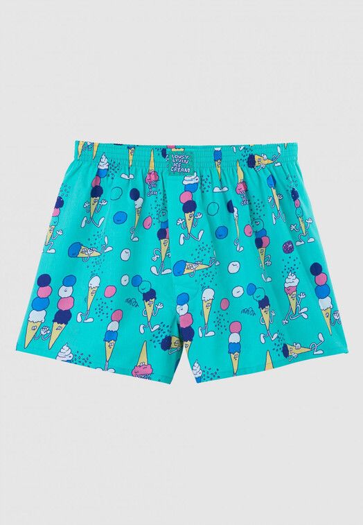 Cleptomanicx Boxershort&#x20;Icecream&#x20;jade