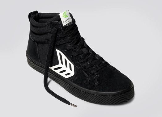 Cariuma Skateschuh&#x20;Catiba&#x20;Pro&#x20;High&#x20;all&#x20;black&#x20;suede&#x20;ivory