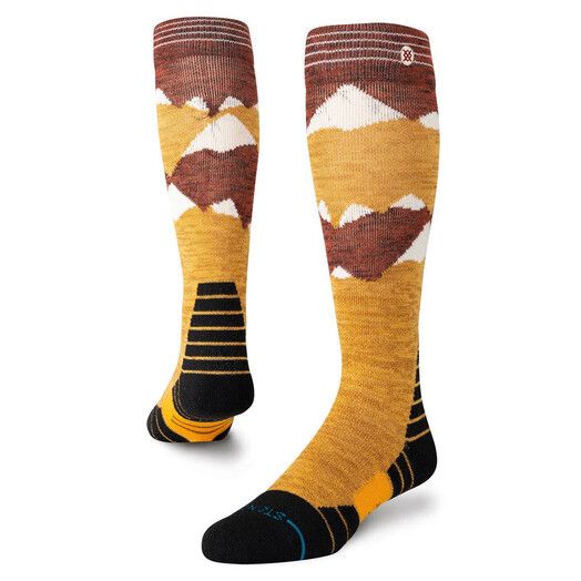 Stance Socken&#x20;Windy&#x20;Peaks&#x20;Mid&#x20;Wool&#x20;Snow&#x20;gold