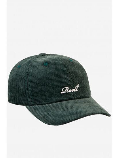 Reell Cap Single Script Cap dark green ribcor