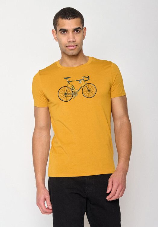 GreenBomb T-Shirt&#x20;Bike&#x20;Knut&#x20;ochre