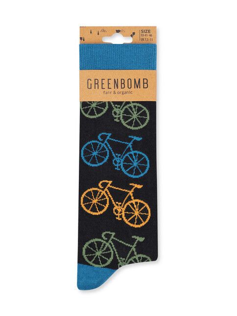 GreenBomb Socken Bike Big 2 black