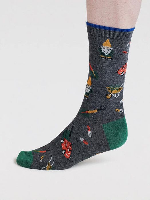 Thought Socken&#x20;Greyson&#x20;Garden&#x20;Gnome&#x20;Socks&#x20;dark&#x20;grey&#x20;mar